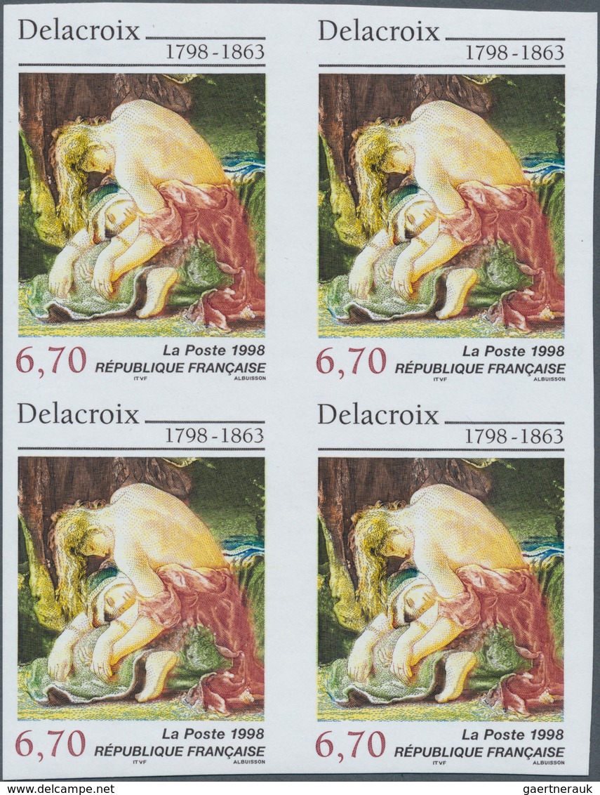 10325 Thematik: Kunst / Art: 1998, France. IMPERFORATE Block Of 4 For The Stamp 6.70fr "Entry Of The Crusa - Autres & Non Classés