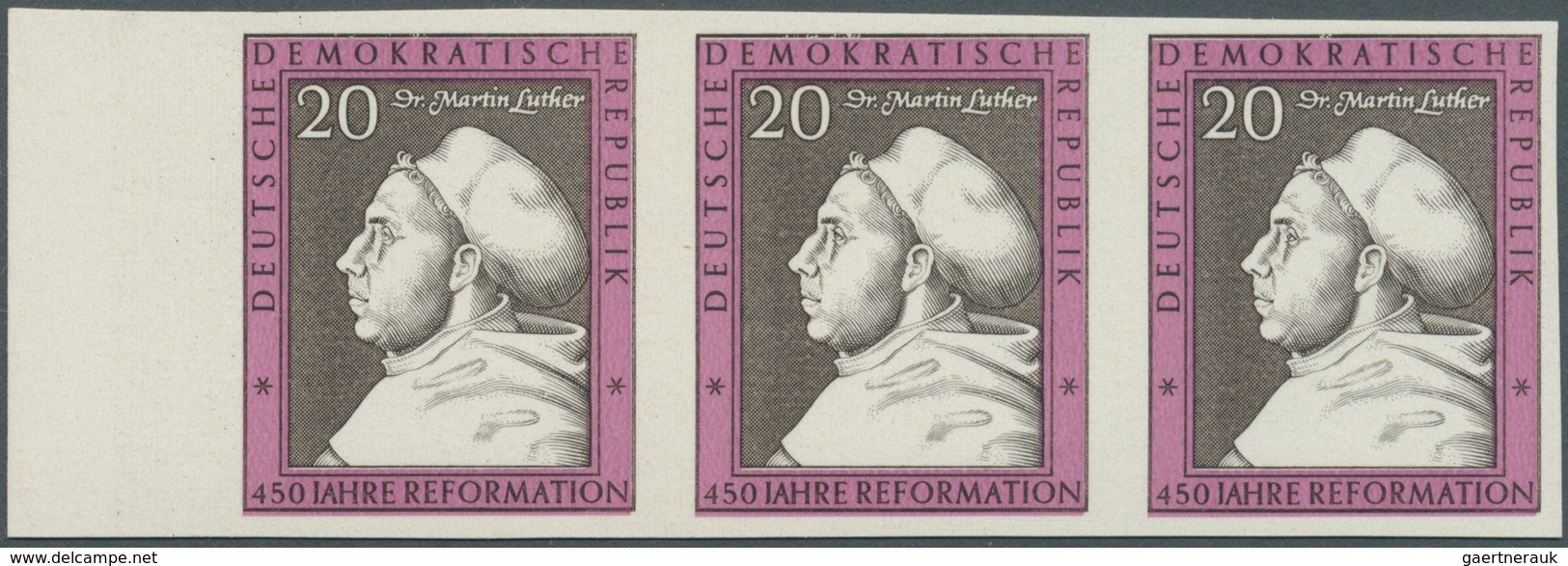 10334 Thematik: Luther: 1967, DDR: 450 Jahre Thesenanschlag An Der Schloßkirche Wittenberg Durch Martin Lu - Theologen
