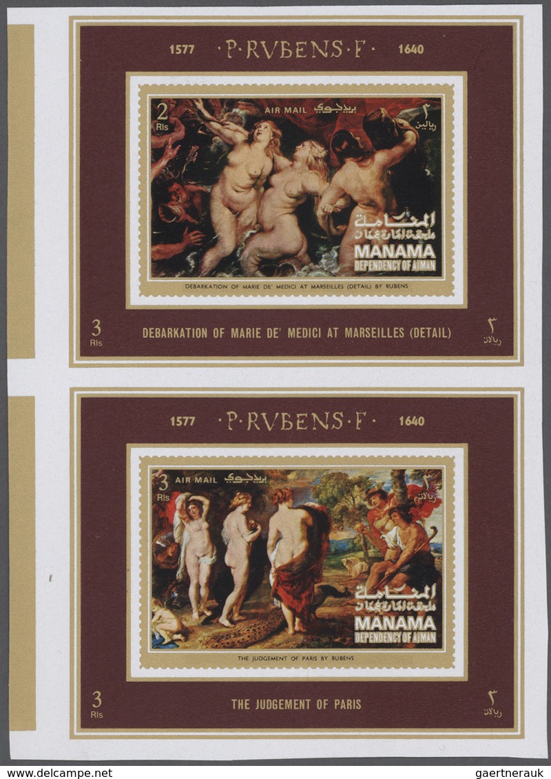 10342 Thematik: Malerei, Maler / Painting, Painters: 1971, AJMAN-MANAMA: Paintings By Peter Paul RUBENS Co - Autres & Non Classés