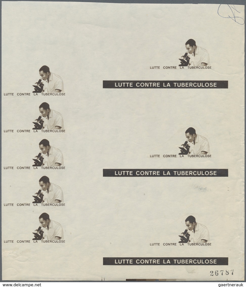 10358 Thematik: Medizin, Gesundheit / Medicine, Health: 1965, BURUNDI: Anti Tuberculosis Issue (doctor Wit - Medizin