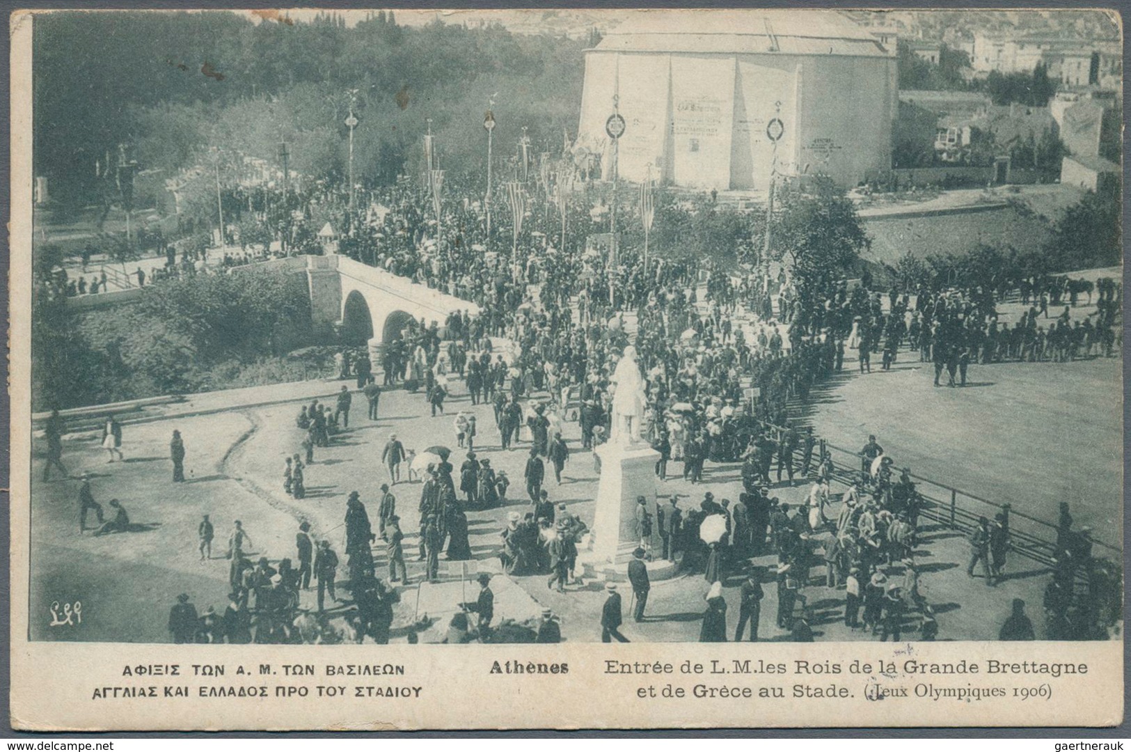 10424 Thematik: Olympische Spiele / Olympic Games: 1906, Athen, Vier Verschiedene Ansichtskarten Mit Abb. - Sonstige & Ohne Zuordnung