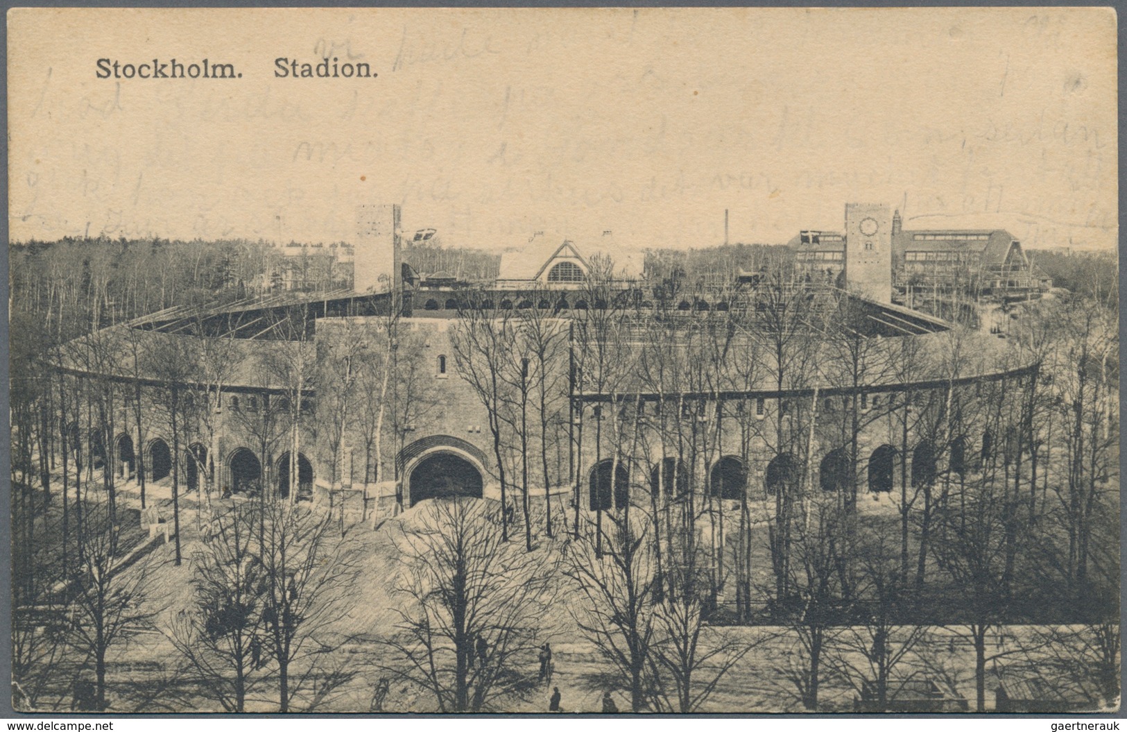 10430 Thematik: Olympische Spiele / Olympic Games: 1912, Schweden Für Stockholm '12. AK "Stockholm Stadion - Sonstige & Ohne Zuordnung