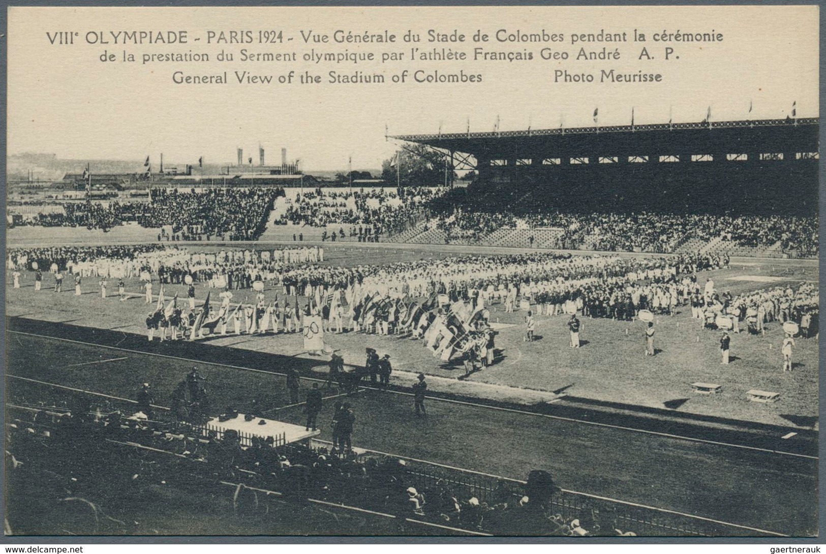 10445 Thematik: Olympische Spiele / Olympic Games: 1924, Paris, Acht Verschiedene Fotokarten, Meist Ansich - Sonstige & Ohne Zuordnung