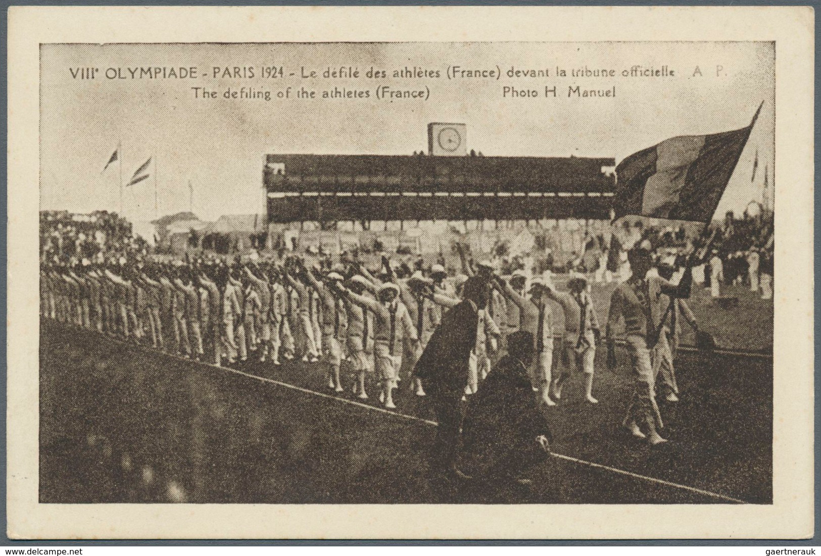 10445 Thematik: Olympische Spiele / olympic games: 1924, Paris, acht verschiedene Fotokarten, meist Ansich