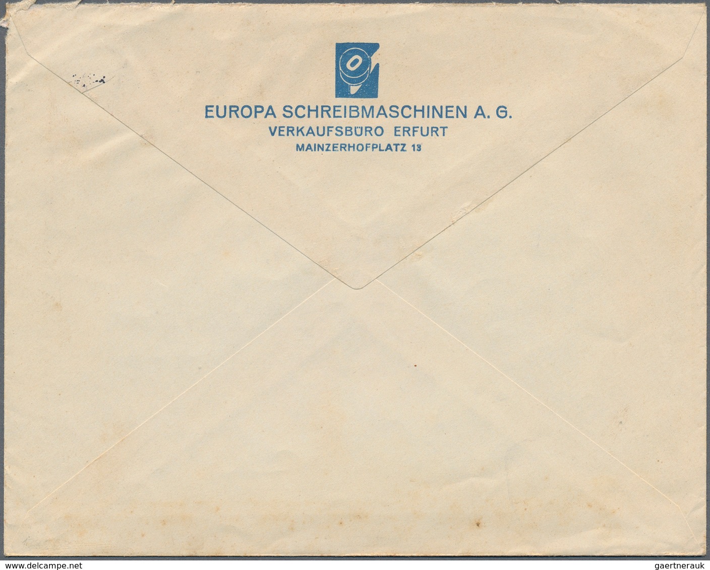 10471 Thematik: Olympische Spiele / Olympic Games: 1936: Deutsches Reich, "Erfurt Olympia Schreibmaschinen - Autres & Non Classés