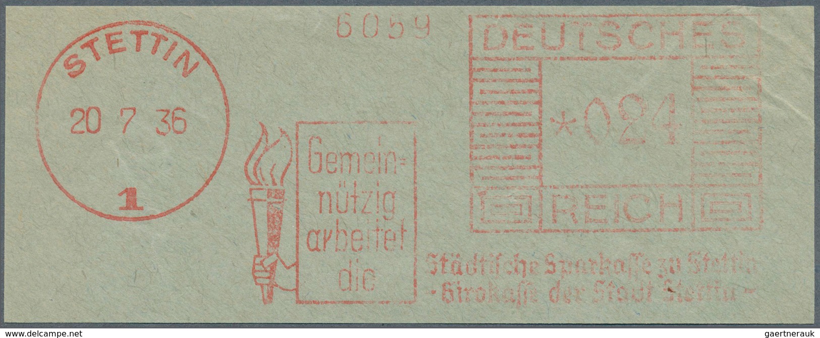 10503 Thematik: Olympische Spiele / Olympic Games: 1936, Berlin, Briefstück Mit Absenderfreistempel Der St - Autres & Non Classés
