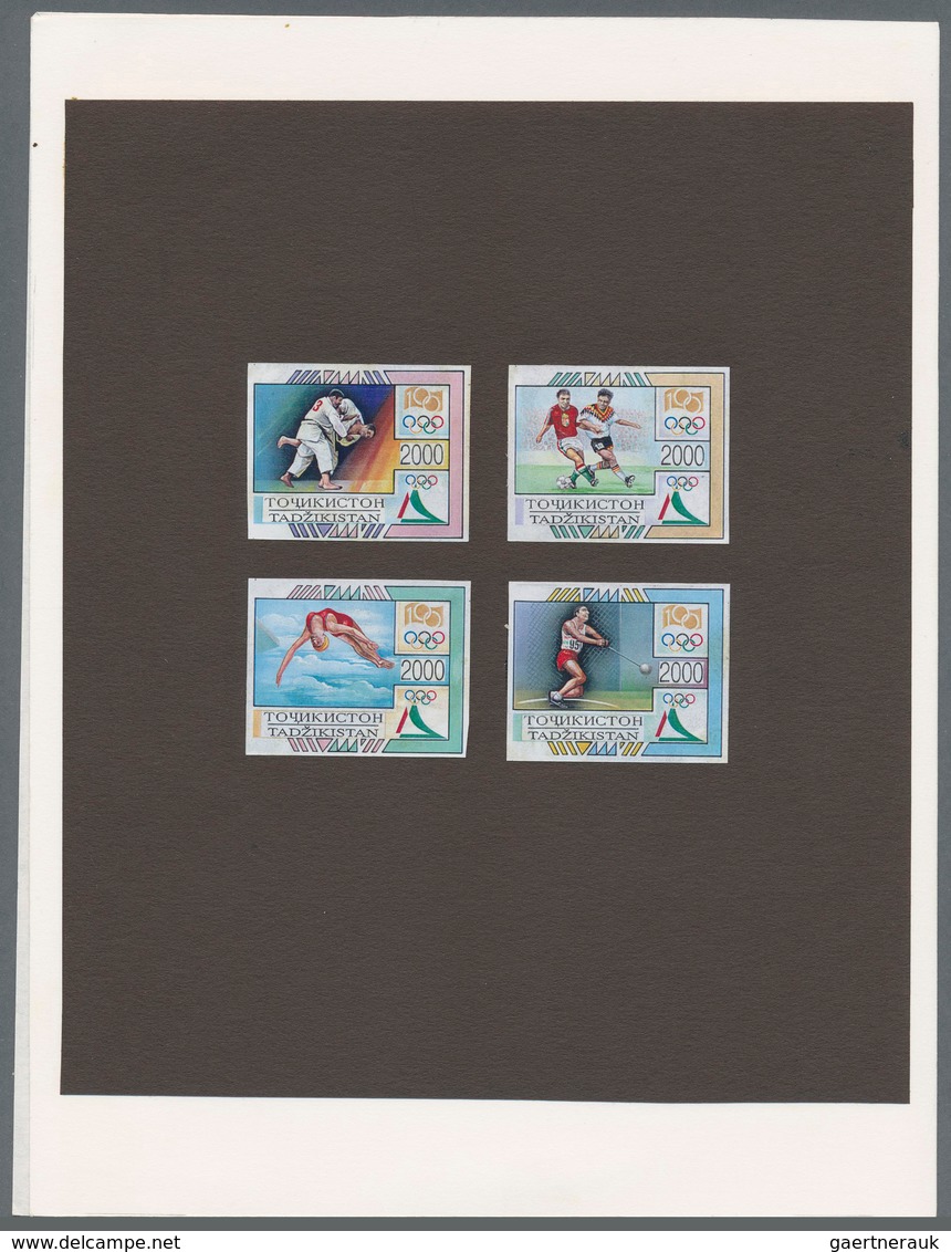 10628 Thematik: Olympische Spiele / Olympic Games: 1996, TAJIKISTAN: Summer Olympics Atlanta Set Of Four S - Autres & Non Classés