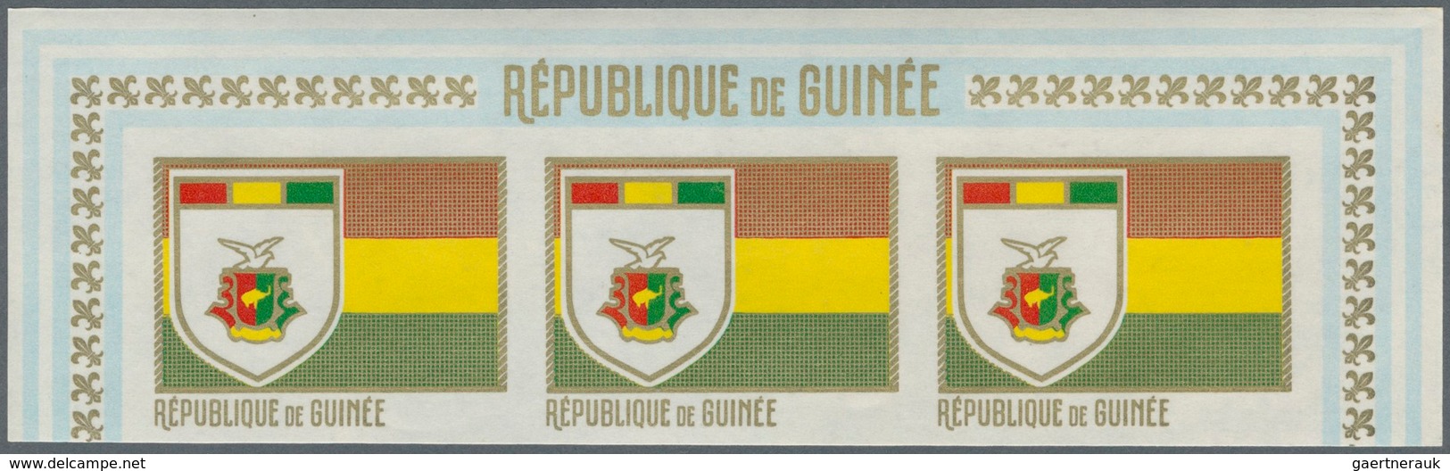 10684 Thematik: Pfadfinder / Boy Scouts: 1969, SCOUTS IN GUINEA, Emblem Of The Scouts - 8 Items; Progressi - Autres & Non Classés