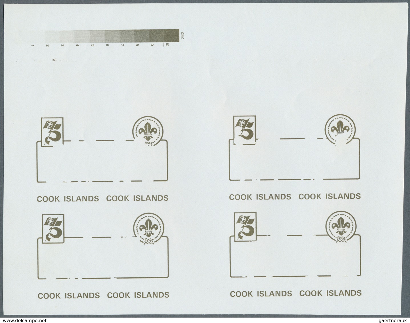 10706 Thematik: Pfadfinder / Boy Scouts: 1983, 75th ANNIVERSARY OF SCOUTING - 8 Items; Cook Islands, Colle - Autres & Non Classés