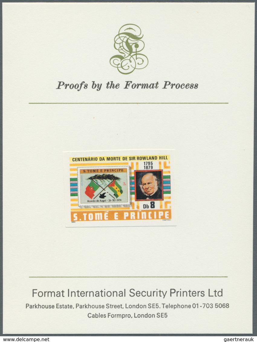 10731 Thematik: Post / Post: 1980, SAO TOME E PRINCIPE: 100 Years Death Of ROWLAND HILL Complete Set Of Fo - Post