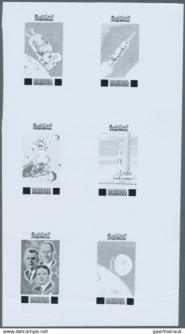 10758 Thematik: Raumfahrt / astronautics: 1971, Manama. Apollo 15. Collective, progressive proof (7 phases