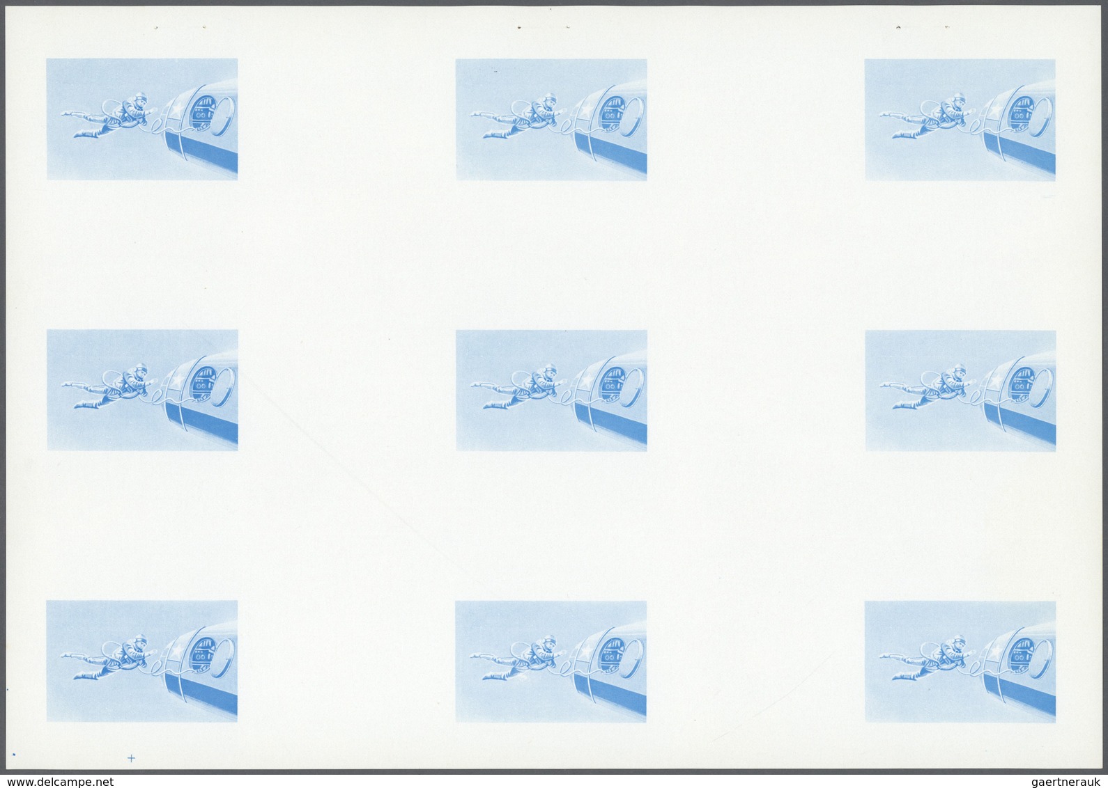 10784 Thematik: Raumfahrt / Astronautics: 1972. Sharjah. Progressive Proof (6 Phases) In Complete Sheets C - Autres & Non Classés