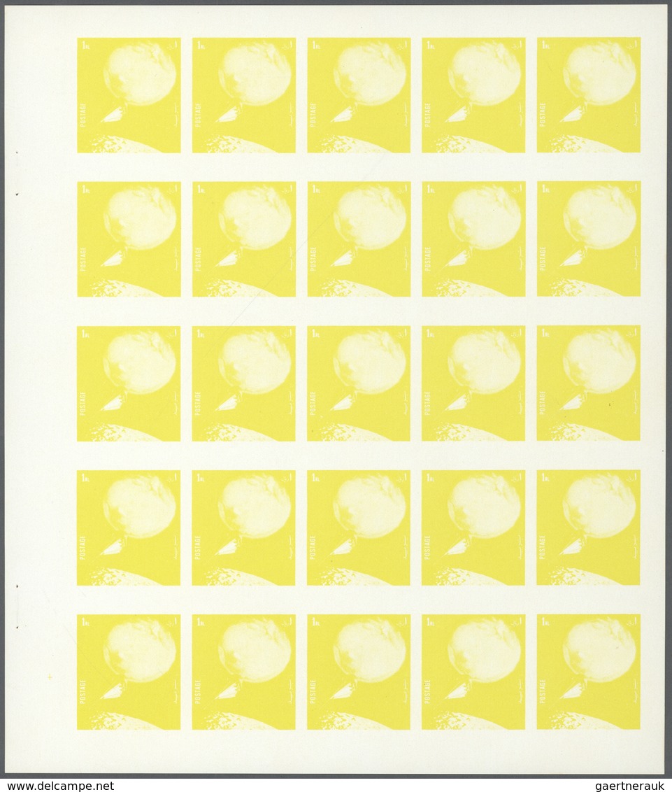 10786 Thematik: Raumfahrt / Astronautics: 1972. Sharjah. Progressive Proof (5 Phases) In Complete Sheets O - Autres & Non Classés