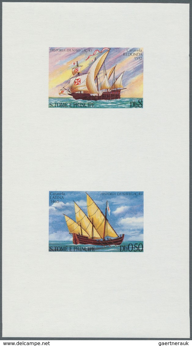 10882 Thematik: Schiffe-Segelschiffe / Ships-sailing Ships: 1979, SAO TOME E PRINCIPE: Sailing Ships Set O - Schiffe