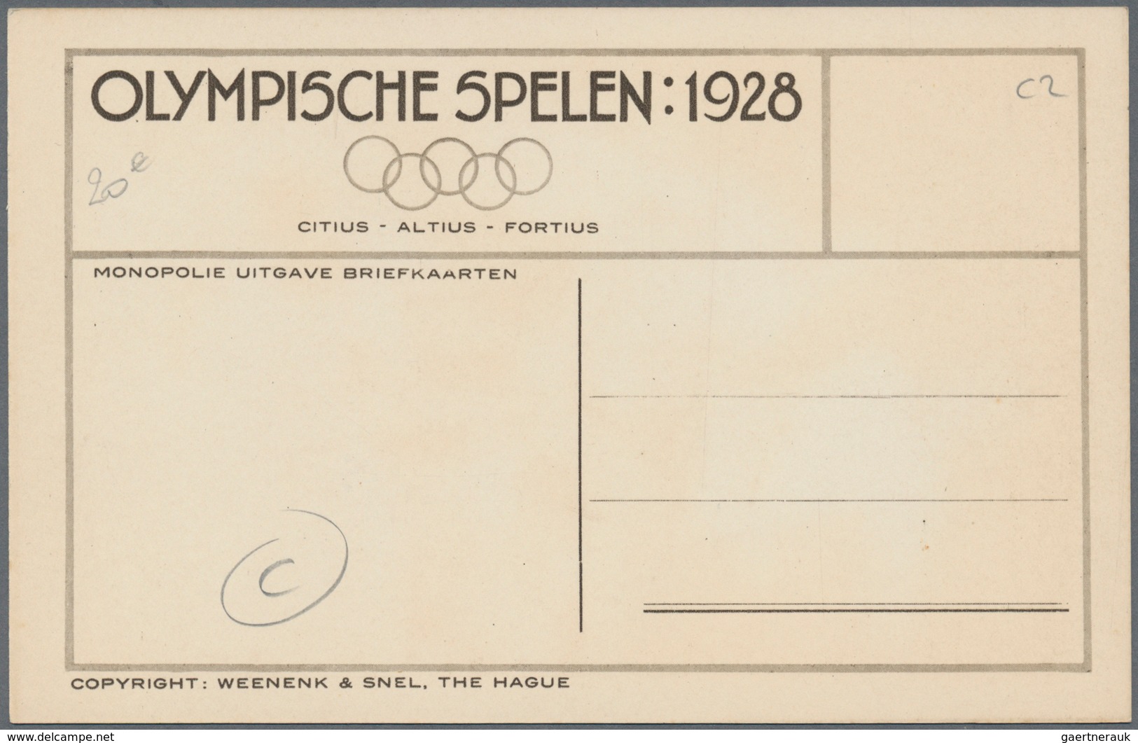 10917 Thematik: Sport-Fußball / Sport-soccer, Football: 1928, Olympische Spiele 1928 - Amsterdam, Vier Off - Sonstige & Ohne Zuordnung