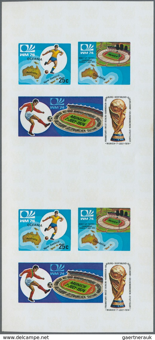 10952 Thematik: Sport-Fußball / sport-soccer, football: 1974, SOCCER WORLD CUP CHAMPIONSHIP MUNICH '74 - 8