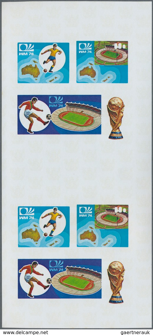 10952 Thematik: Sport-Fußball / sport-soccer, football: 1974, SOCCER WORLD CUP CHAMPIONSHIP MUNICH '74 - 8