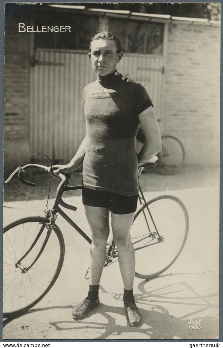 10991 Thematik: Sport-Radsport / Sport-cycling: 1909/1928, 12 Verschiedene, Ungebrauchte Fotokarten Mit Me - Cyclisme