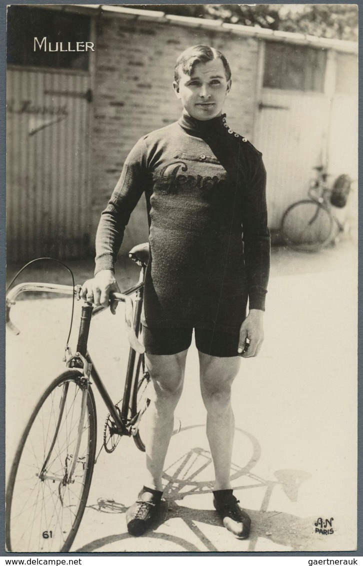 10991 Thematik: Sport-Radsport / Sport-cycling: 1909/1928, 12 Verschiedene, Ungebrauchte Fotokarten Mit Me - Cyclisme