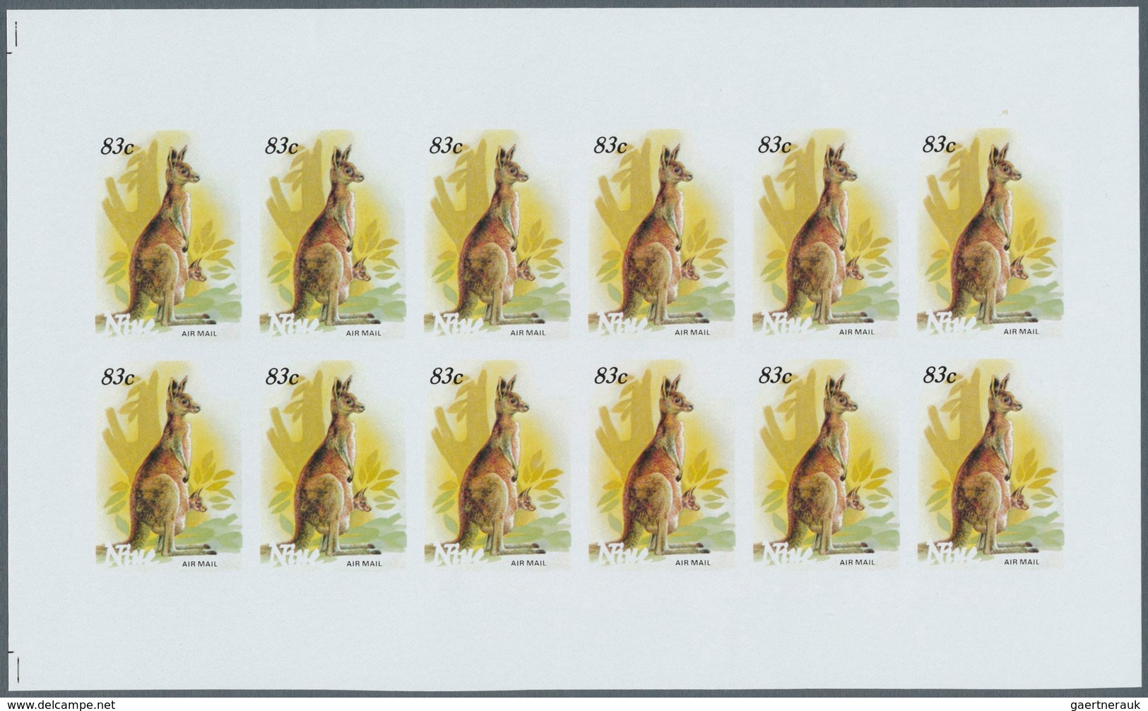 11015 Thematik: Tiere- Exotische Tiere / Animals-exotic Animals: 1984, NIUE: Stamp Exhibition Ausipex Thre - Autres & Non Classés