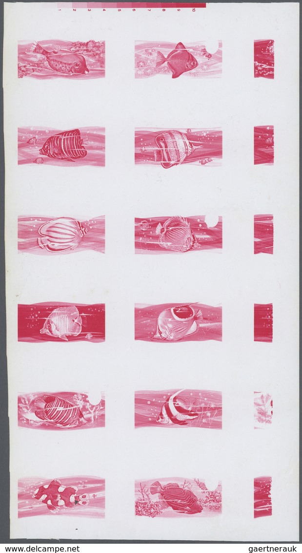 11051 Thematik: Tiere-Fische / animals-fishes: 1974, Penrhyn, FISHES OF THE PACIFIC - 8 items; collective,