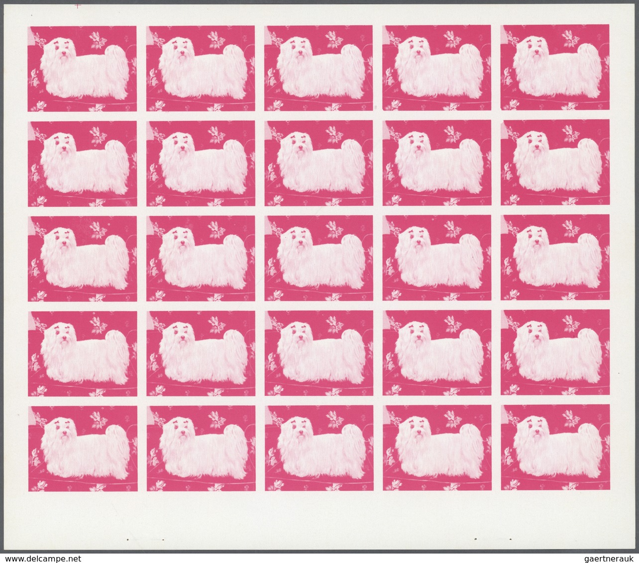 11064 Thematik: Tiere-Hunde / Animals-dogs: 1972. Sharjah. Progressive Proof (6 Phases) In Complete Sheets - Hunde
