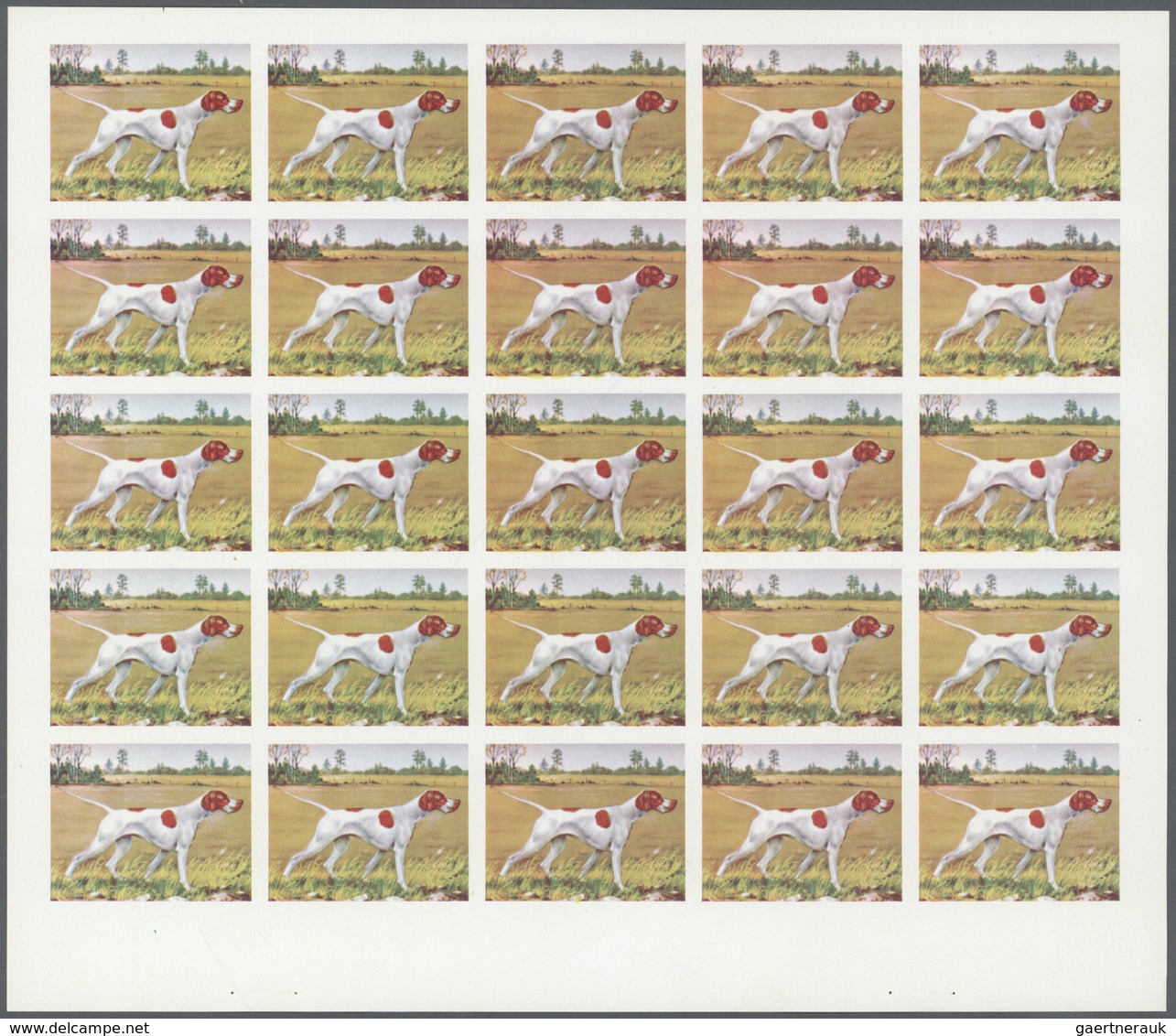 11067 Thematik: Tiere-Hunde / Animals-dogs: 1972. Sharjah. Progressive Proof (8 Phases) In Complete Sheets - Chiens