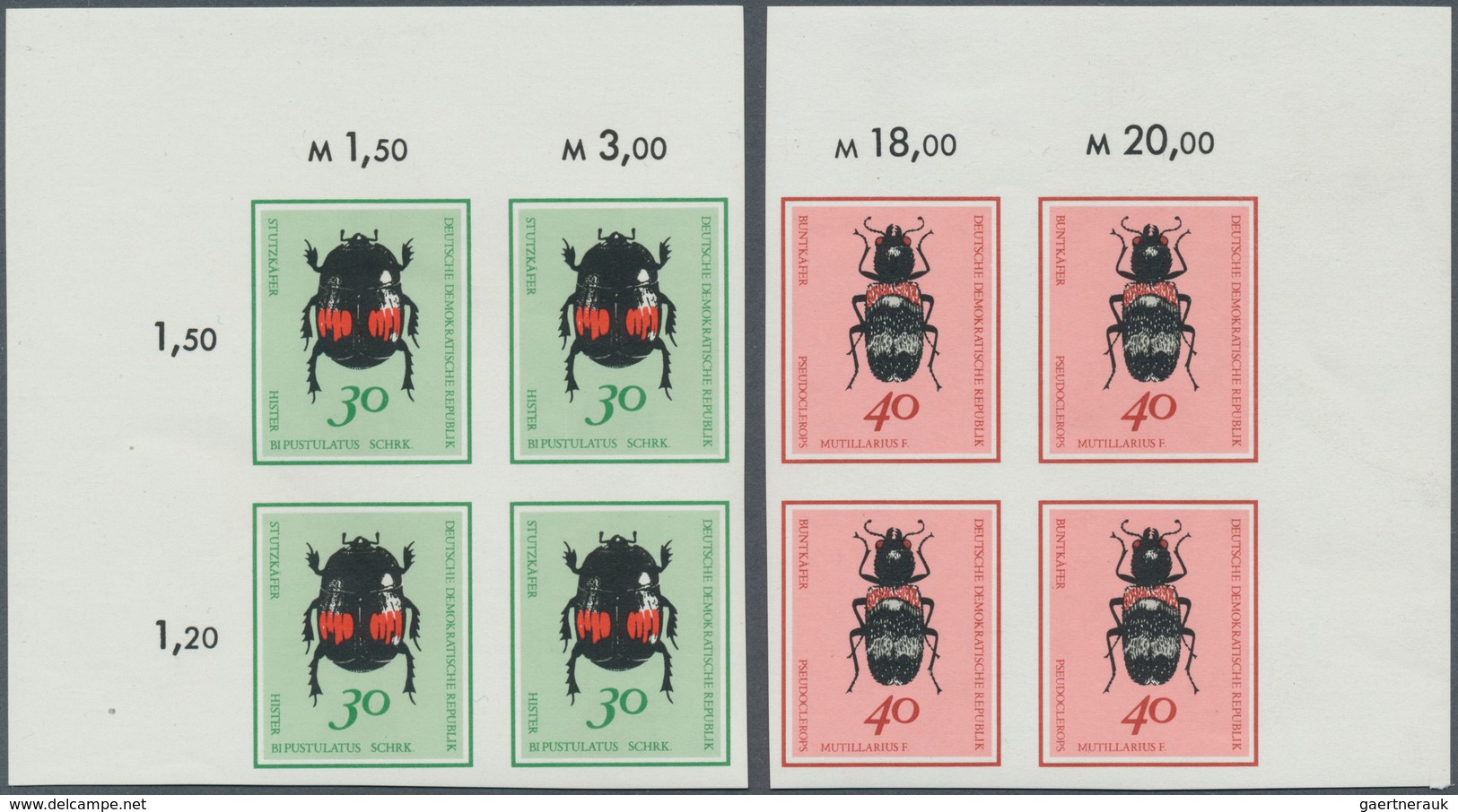 11071 Thematik: Tiere-Insekten / Animals-insects: DDR, 1968, Nützliche Käfer, 10 Pfg Bis 40 Pfg, 6 Werte K - Autres & Non Classés