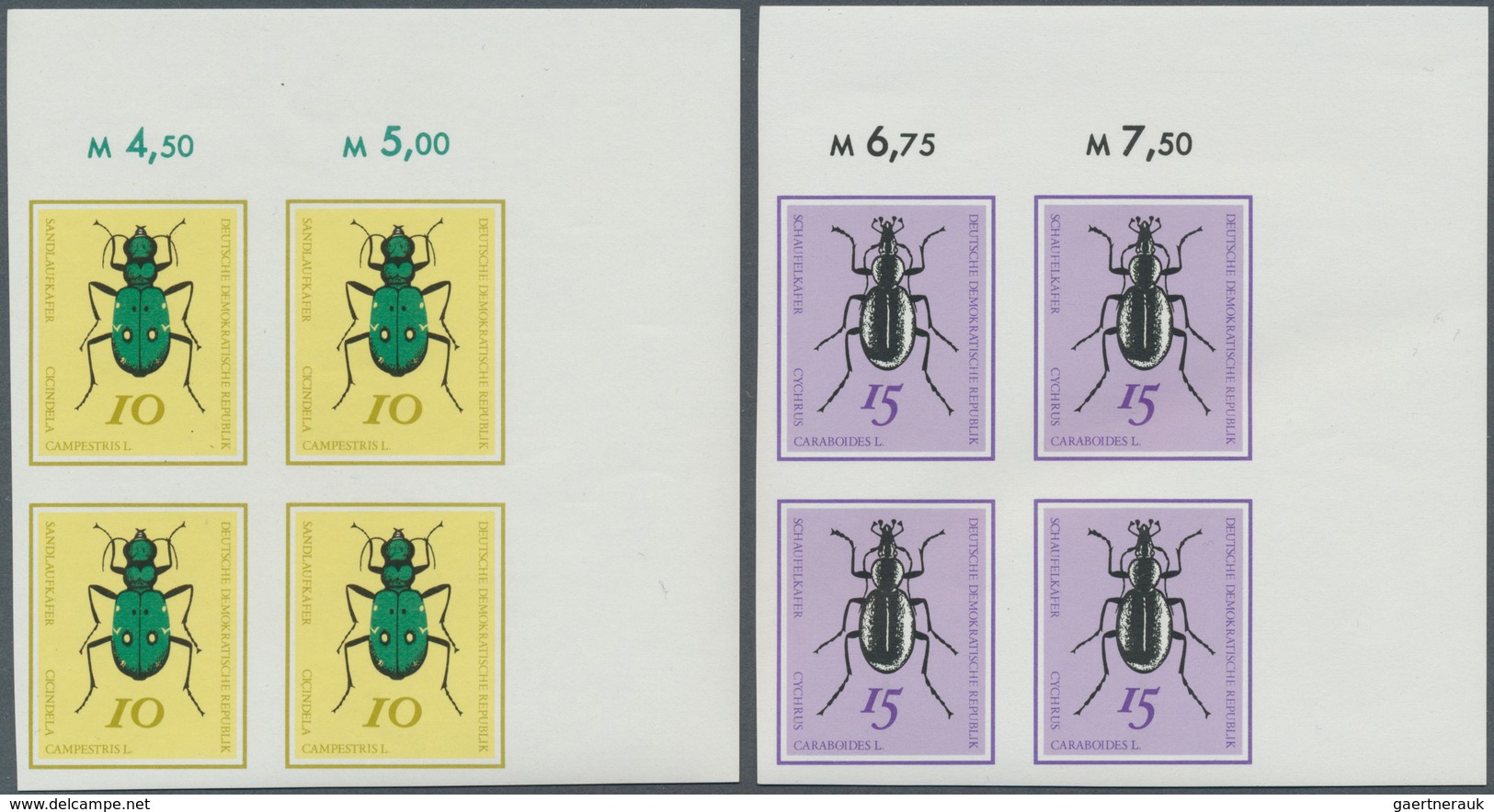 11071 Thematik: Tiere-Insekten / Animals-insects: DDR, 1968, Nützliche Käfer, 10 Pfg Bis 40 Pfg, 6 Werte K - Sonstige & Ohne Zuordnung