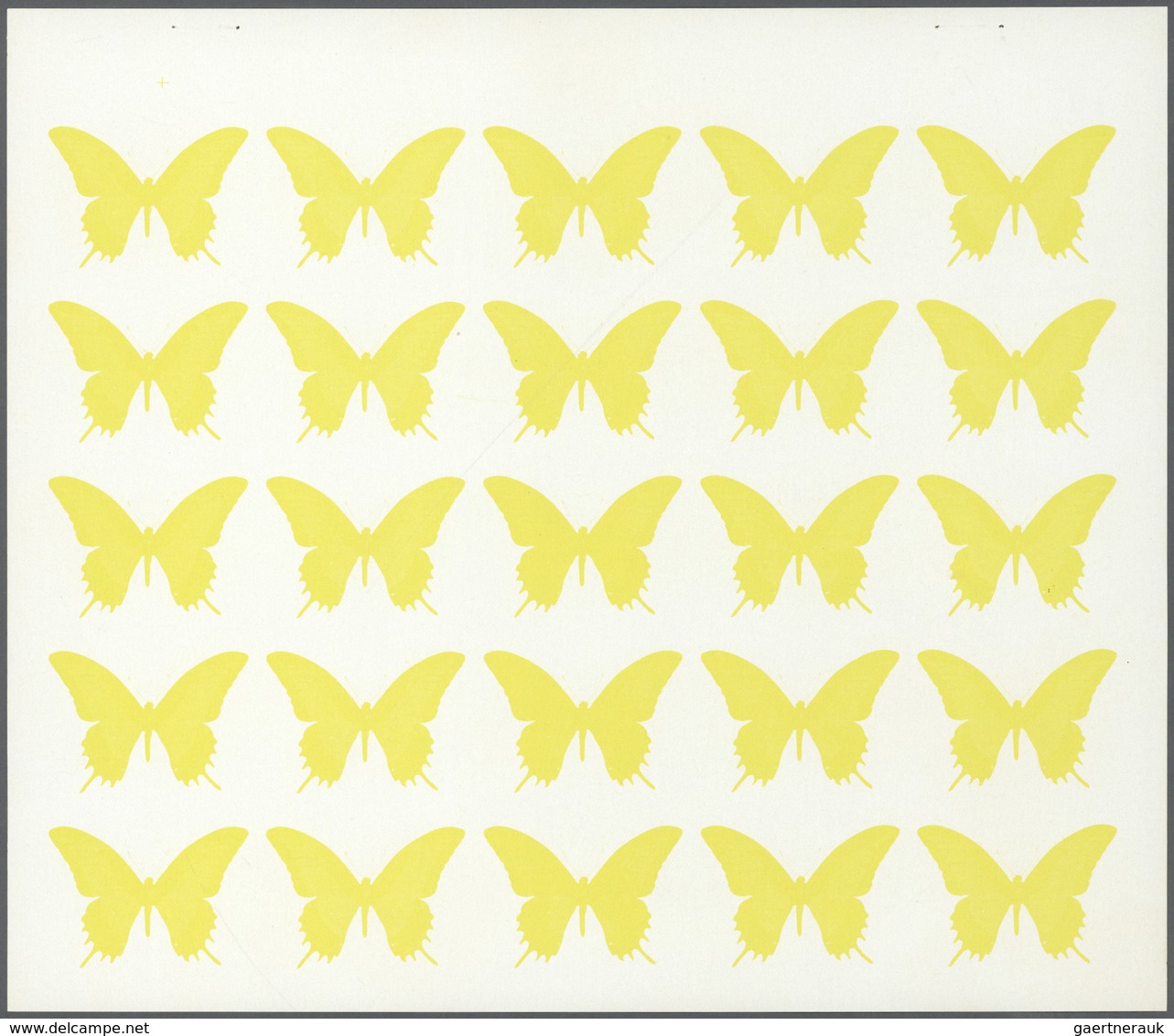 11119 Thematik: Tiere-Schmetterlinge / Animals-butterflies: 1972. Sharjah. Progressive Proof (6 Phases) In - Papillons