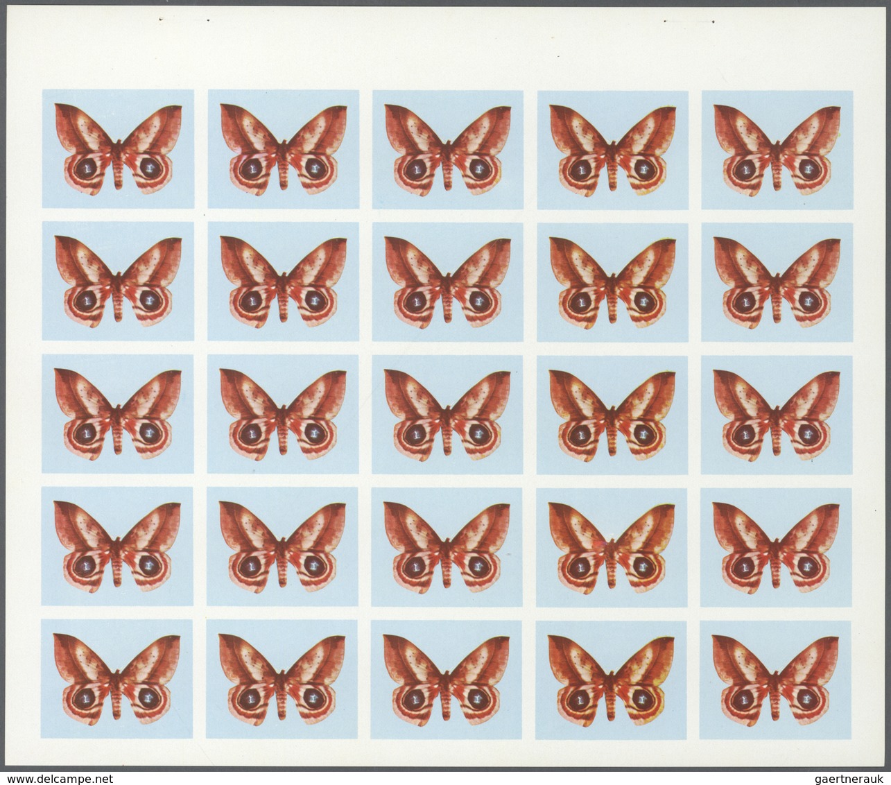 11120 Thematik: Tiere-Schmetterlinge / Animals-butterflies: 1972. Sharjah. Progressive Proof (7 Phases) In - Papillons