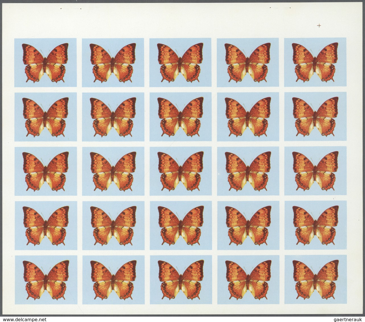 11121 Thematik: Tiere-Schmetterlinge / Animals-butterflies: 1972. Sharjah. Progressive Proof (5 Phases) In - Papillons