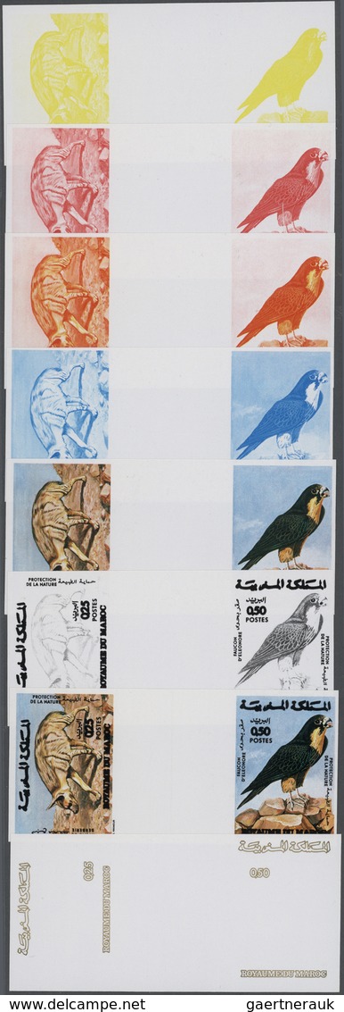 11160 Thematik: Tiere-Vögel / Animals-birds: 1973, ENDEMIC FAUNA, Hyaena Hyaena, Falco Eleonorae - 8 Items - Sonstige & Ohne Zuordnung