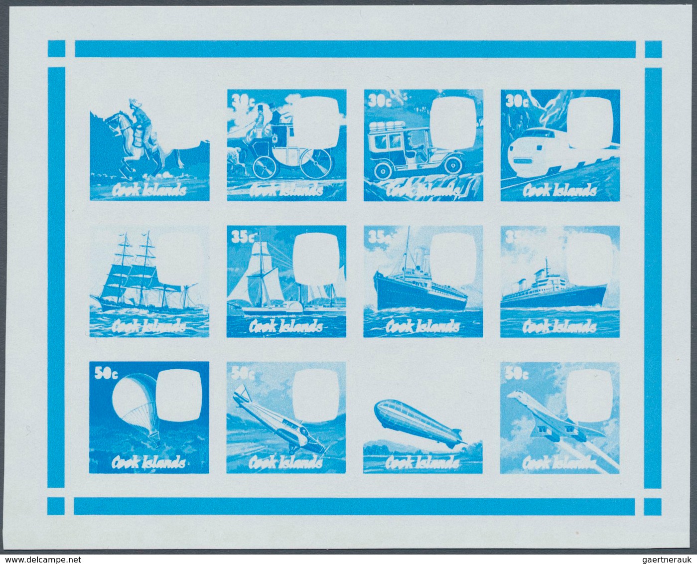 11216 Thematik: Verkehr / Traffic: 1978, COOK ISLANDS: Centenary Of The Death Of Rowland Hill Miniature Sh - Autres & Non Classés