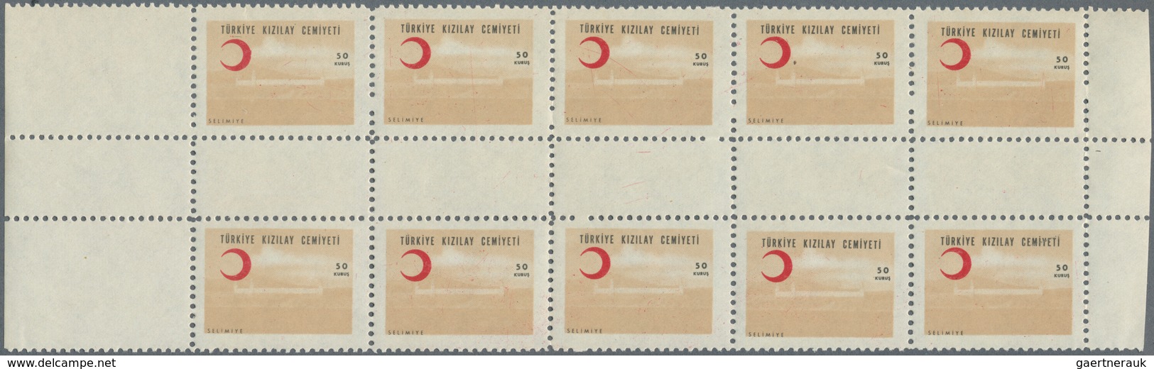 11256 Thematik: Rotes Kreuz / Red Cross: 1954, "FLORENCE NIGHTINGALE" Complete Set Of Three Values In Gutt - Rotes Kreuz