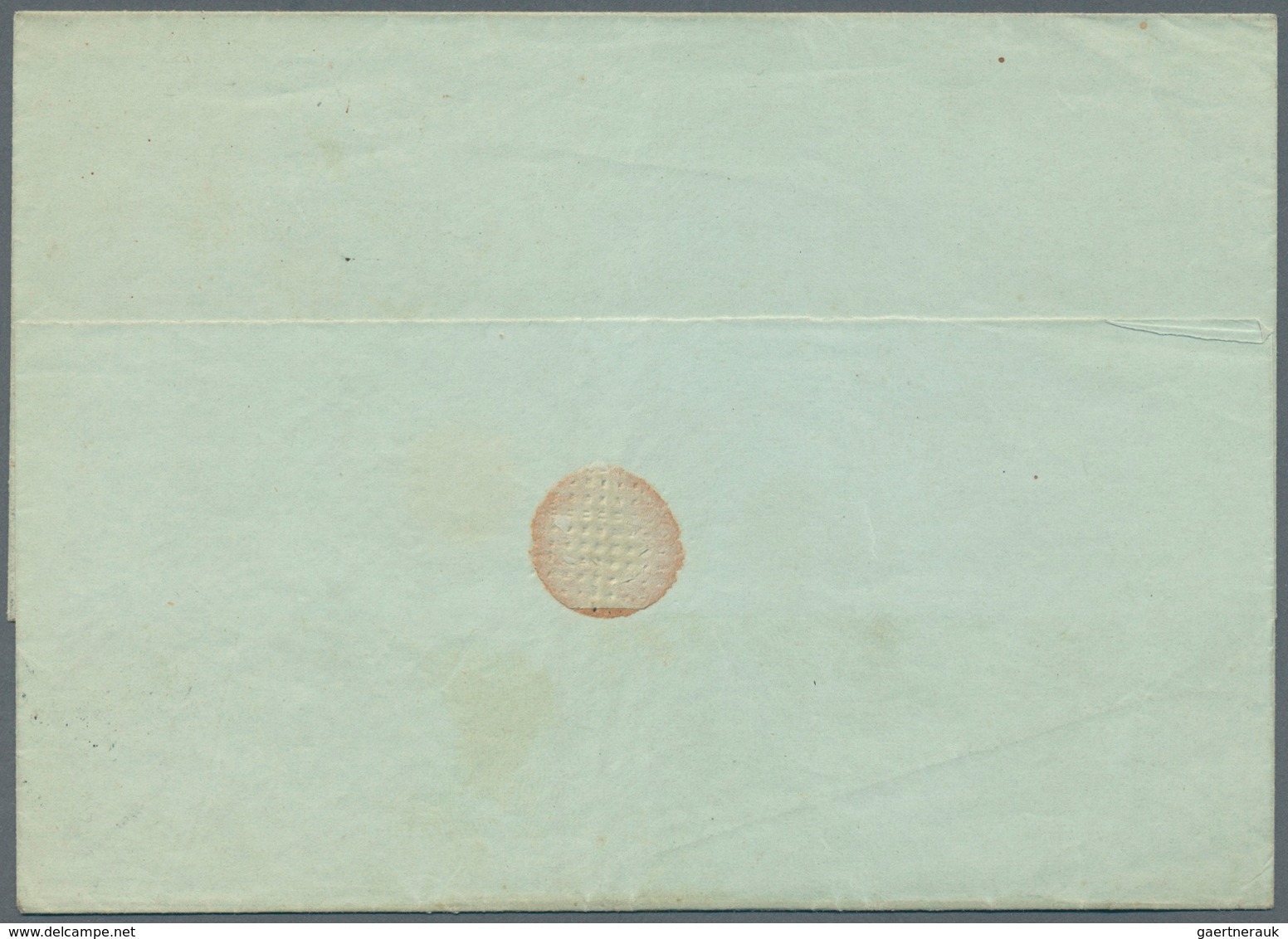 11303 Ägypten - Vorphilatelie: 1849 (July 18): Cover To Malta Prepaid '5' Pence In Red Manuscript, Endorse - Vorphilatelie