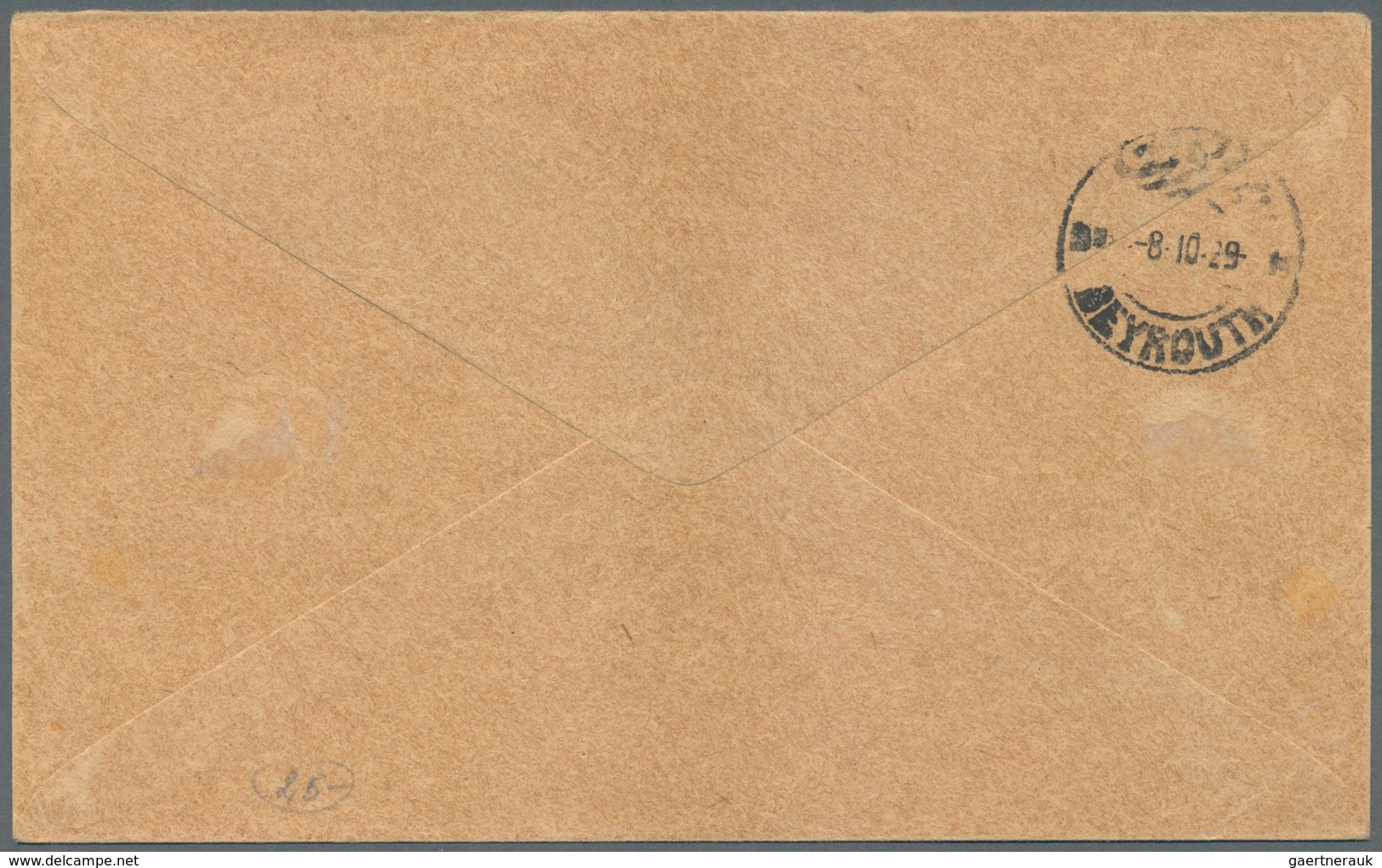 11513 Ägypten - Schiffspost: 1929, "PAQUEBOT" Straightliner In Black As Obliterator On Cover To England Pe - Sonstige & Ohne Zuordnung