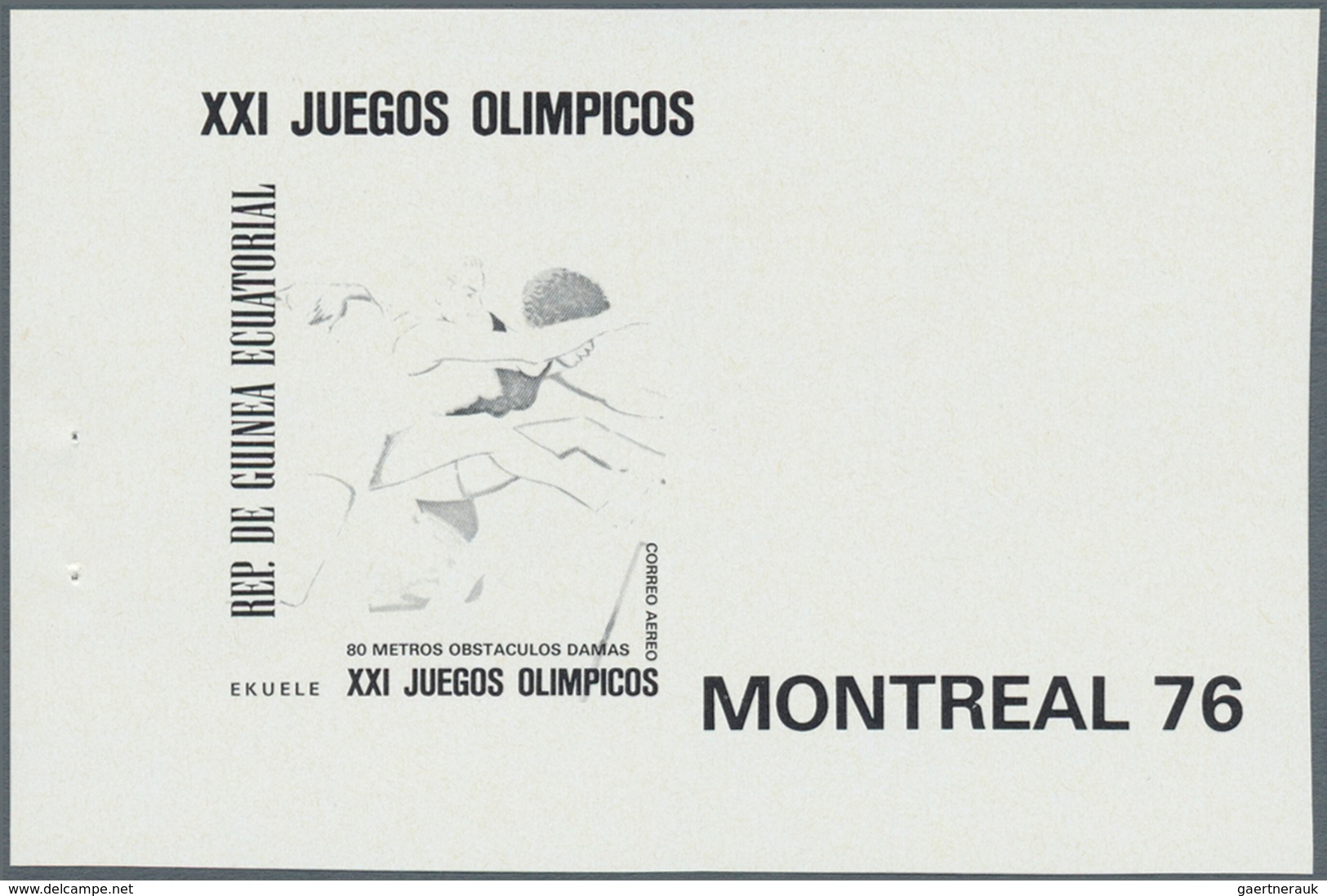 11515 Äquatorialguinea: 1976, Olympische Sommerspiele In Montreal Als Blockausgabe In 6 Verschiedenen Druc - Guinée Equatoriale