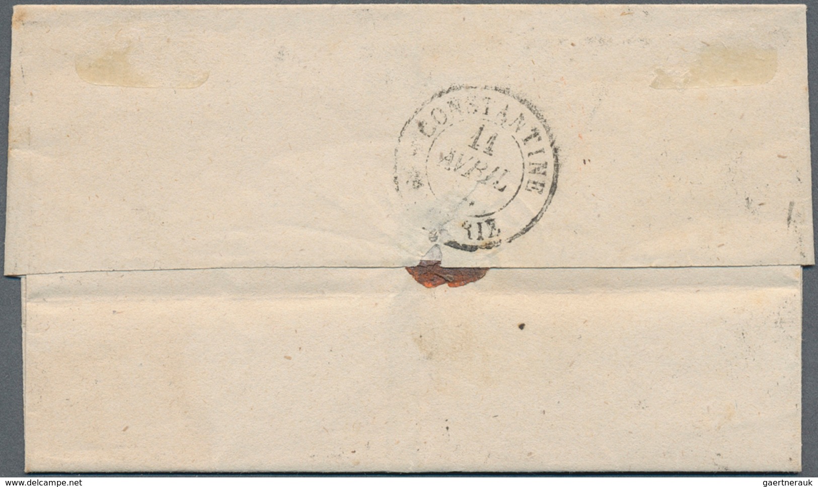 11579 Algerien - Portomarken: 1863, Unpaid Folded Letter Cover From AIN-BEIDA / ALGERIE, 10 AVRIL 64, Sent - Algeria (1962-...)