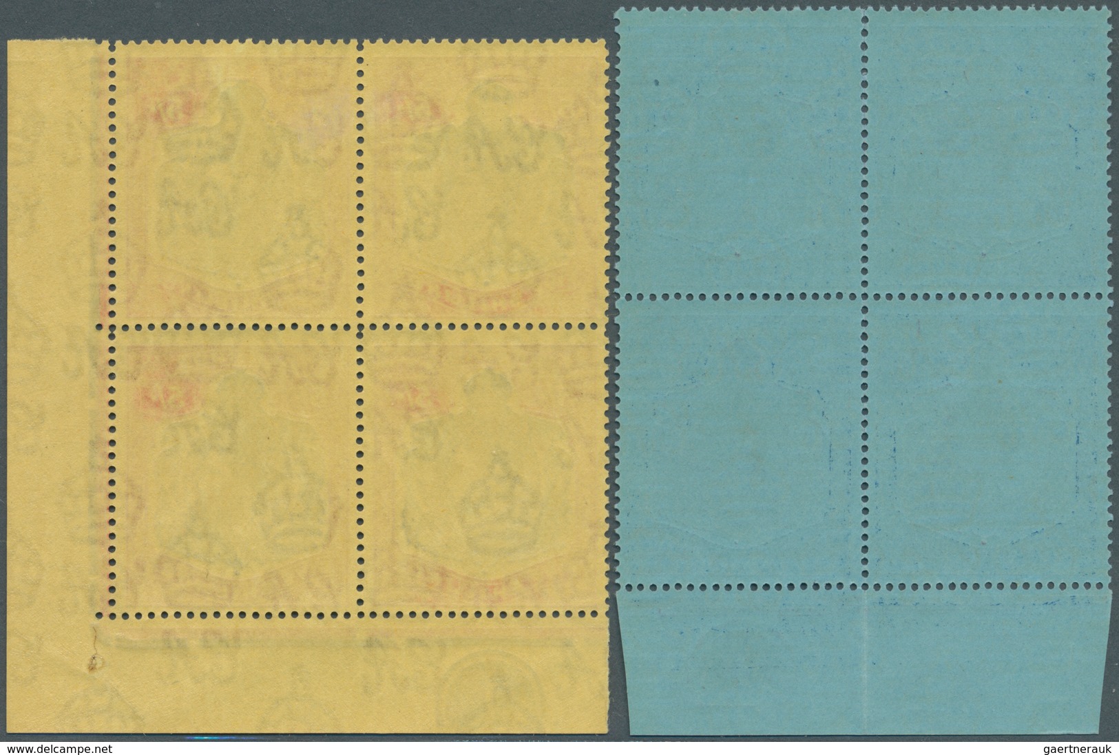 11726 Bermuda-Inseln: 1938/1951, KGVI Definitives Incl. 2s. Purple/blue And 5s. Green/red On Yellow In Blo - Bermudes