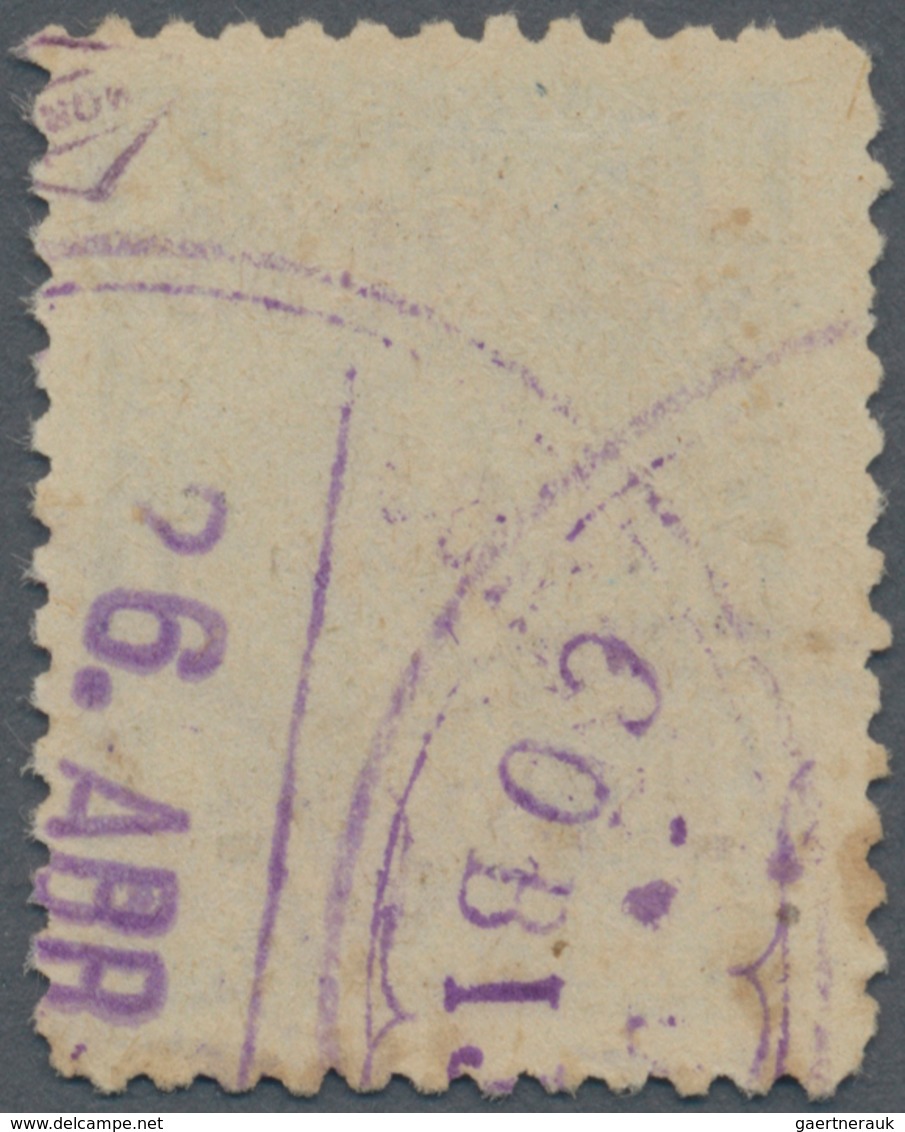 11735 Bolivien: 1917, "Correos 10 Cts. -1917-" On 1c Blue COBIJA PROVISIONAL SURCHARGE In Camine, Ty. I, ( - Bolivien