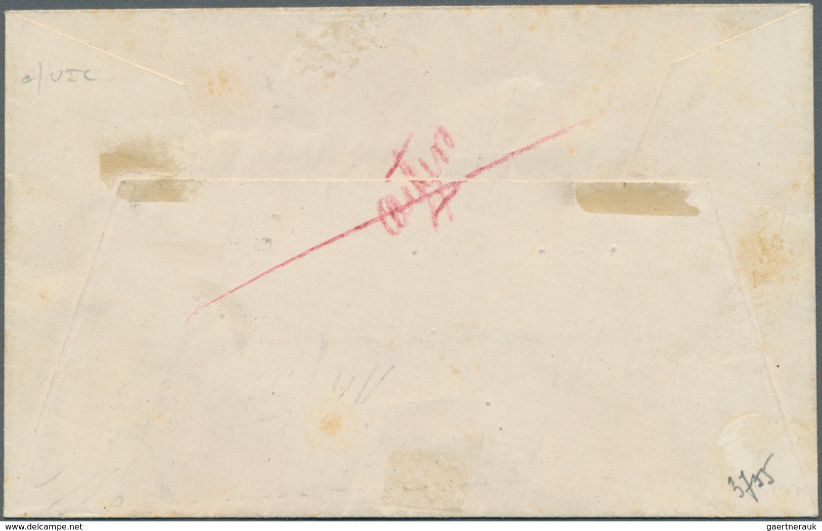 11736 Bolivien: 1918: 2 C Carmine/black "Titicaca", With Inverted Center Piece On Domestic Letter To La Pa - Bolivien