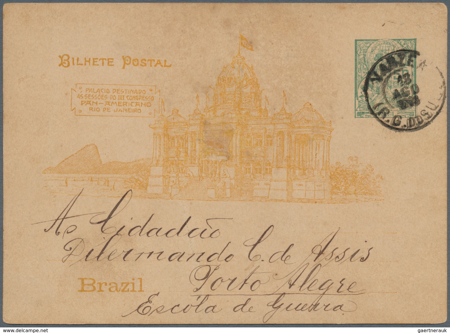 11789 Brasilien - Besonderheiten: 1906, DILERMANDO DE ASSIS, Stationery Card Addressed To Mr. De Assis/Por - Sonstige & Ohne Zuordnung