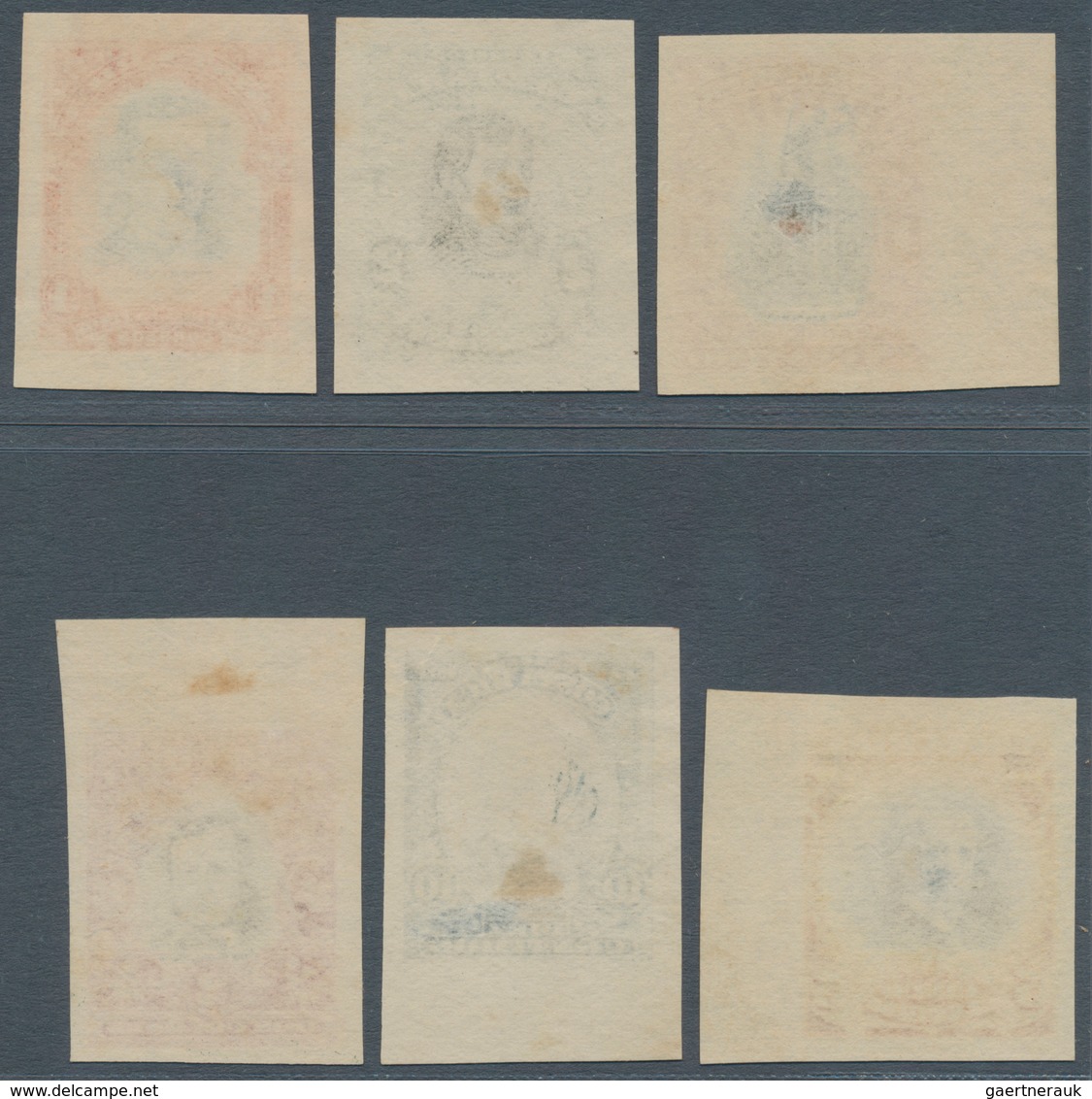 11871 Costa Rica: 1907, Definitives "Personalities", 1c., 2c., 4c., 5c., 10c. And 2col., Goup Of Six Imper - Costa Rica