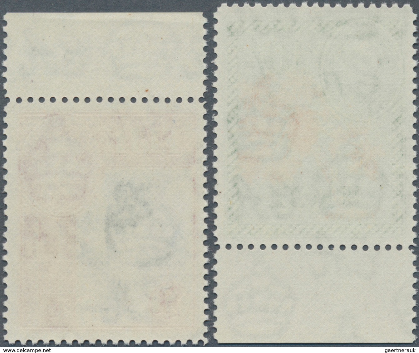 11964 Fiji-Inseln: 1938, KGVI 10 Sh. And 1 £ Mint Never Hinged And Superb Perforated/centrered Condition. - Fidschi-Inseln (...-1970)