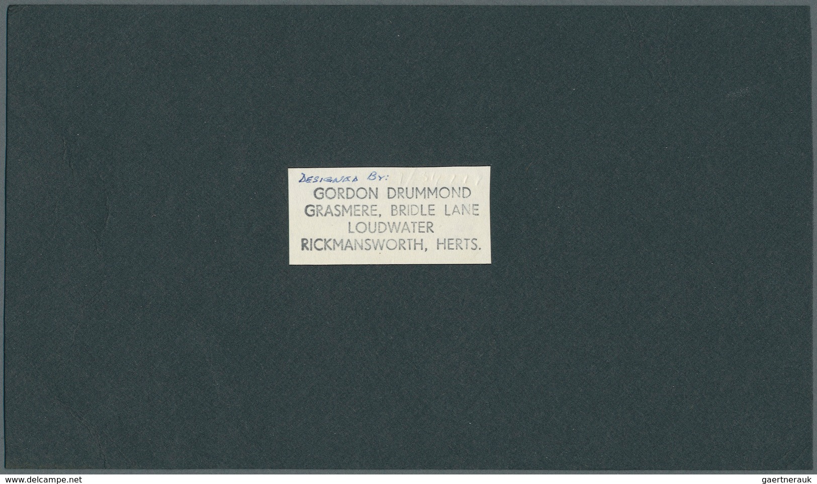 12093 Jamaica: 1970 (ca.), PHOTO PLATES Of The Stamp Impression For An Aerogramme 9c Affixed To Paper With - Jamaica (1962-...)