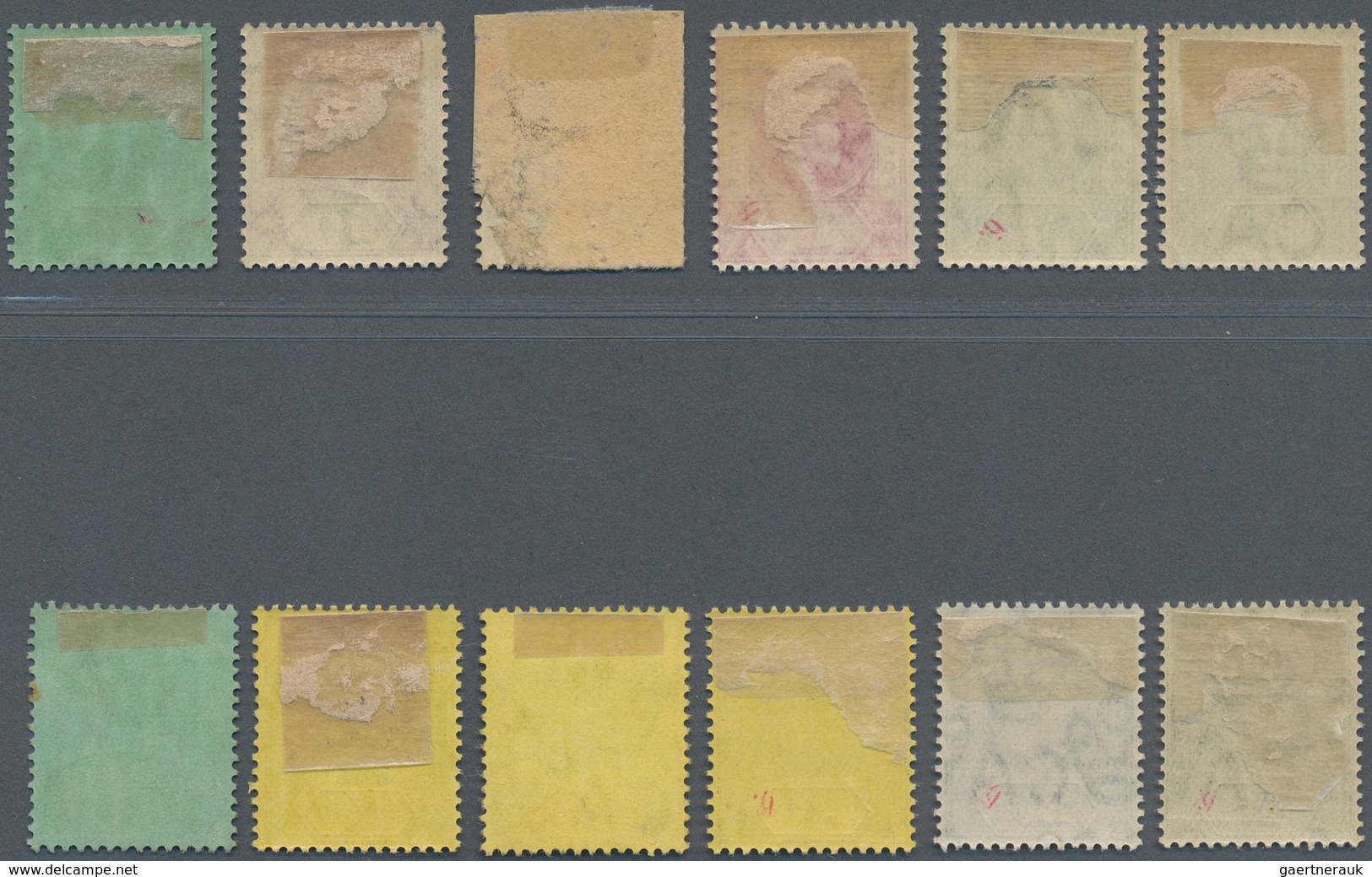 12095 Kaiman-Inseln / Cayman Islands: 1900/1907, 19 Mint And 3 Used Stamps From The First Issues Including - Kaimaninseln