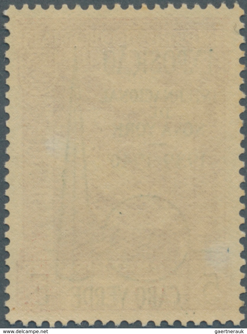 12111 Kap Verde: 1939, World Exhibition, 5e. Red-brown/black Unmounted Mint (dull Gum Spots). - Kap Verde