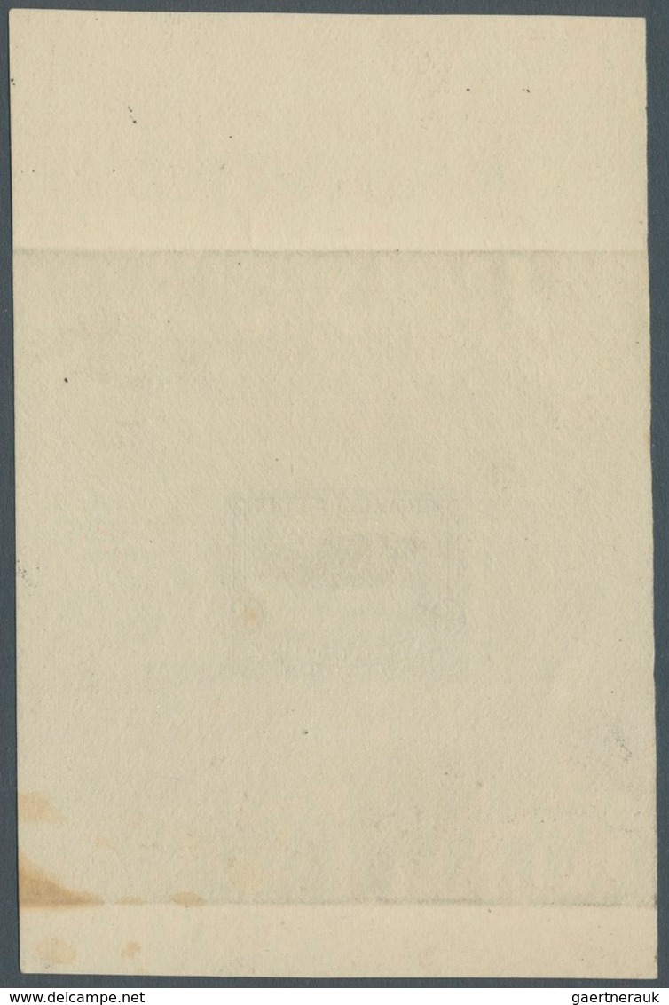 12134 Kolumbien - Ganzsachen: 1920, 3 C Black "El Capitolio", Die Proof (Perkins, Bacon Co.) For 3 C Viole - Kolumbien