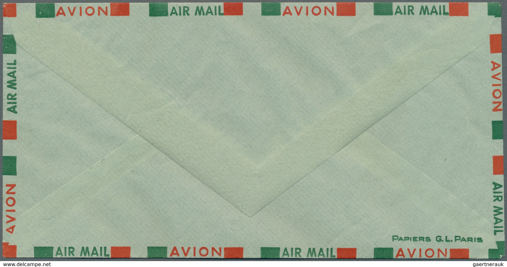 12140 Kongo (Brazzaville): 1960. Inverted Overprint "COURRIER AERO / FRANÇAIS / LEOPOLDVILLE / JULLIET 196 - Autres & Non Classés